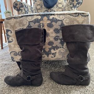 Nine West Black Over the Knee Boots